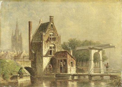 De Koepoort te Delft door Pieter Gerard Vertin