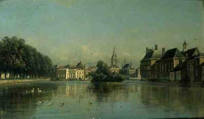 Uitzicht op Den Haag door Pieter Gerard Vertin