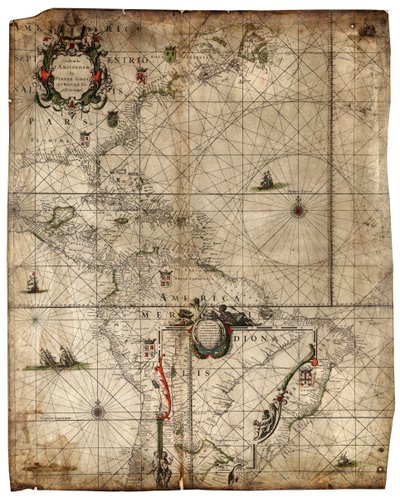 Westelijke Atlantische Oceaan door Pieter Goos