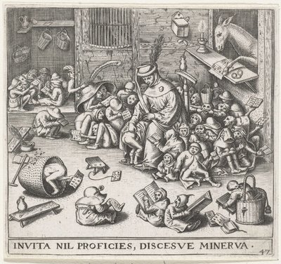 De Ezel in de School door Pieter Heyden van der