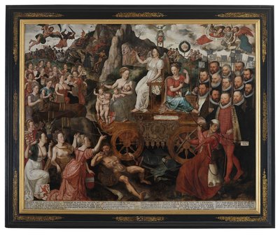 Allegorie van de vrede van 1577 in de Lage Landen door Pieter II Claeissens