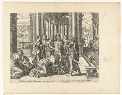 Afscheid van Hector door Pieter Jalhea Furnius