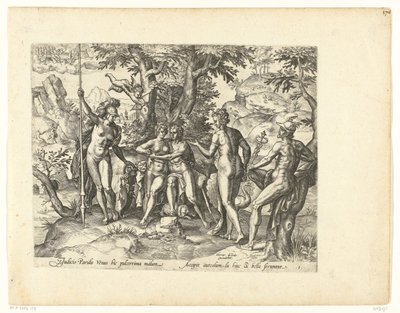 Oordeel van Paris door Pieter Jalhea Furnius