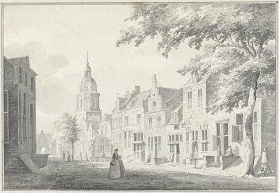 Dorpsstraat te Buren door Pieter Jan van Liender