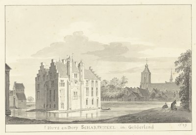 Het Huis en dorp Scherpenzeel door Pieter Jan van Liender