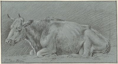 Liggende koe door Pieter Janson