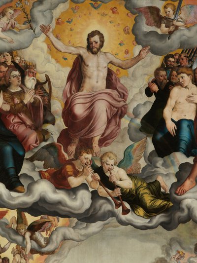 Detail (Laatste Oordeel) door Pieter Jansz. Pourbus
