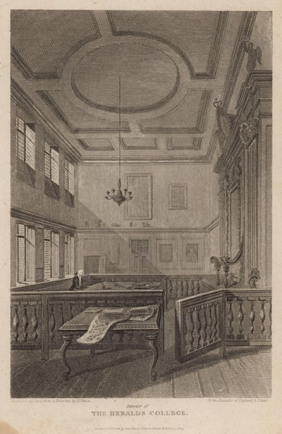 Interieur van het Heralds College door Pieter Jansz. Quast