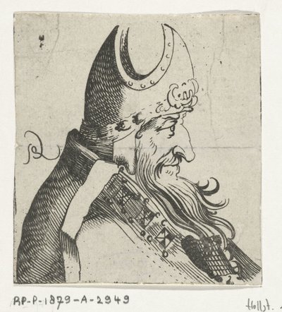 Portret van een bisschop door Pieter Jansz Quast