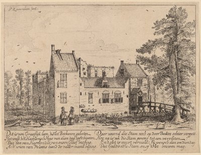 Kasteel Berkenrode door Pieter Jansz Saenredam