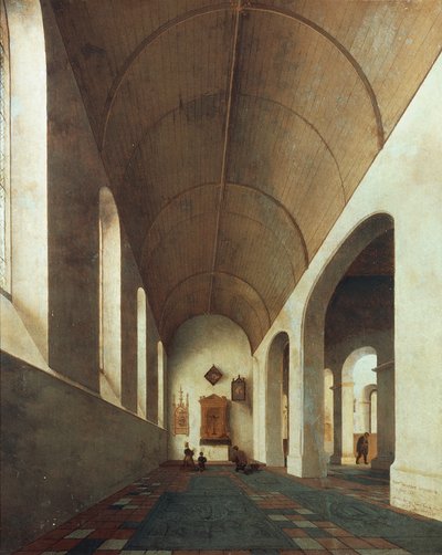 Sint-Antoniuskapel in de Sint-Janskerk in Utrecht door Pieter Jansz Saenredam
