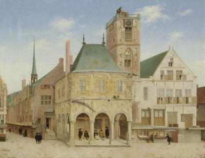 Het Oude Stadhuis van Amsterdam, 1657 door Pieter Janszoon Saenredam