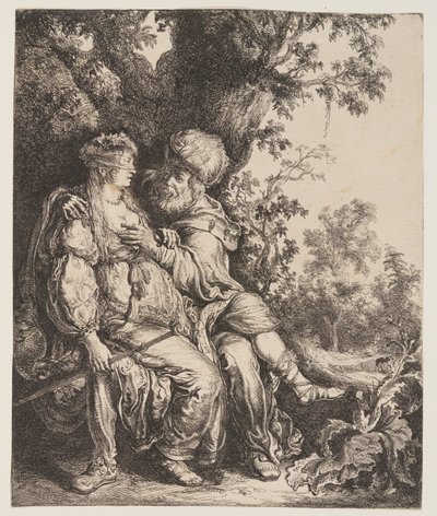 Juda en Tamar door Pieter Lastman