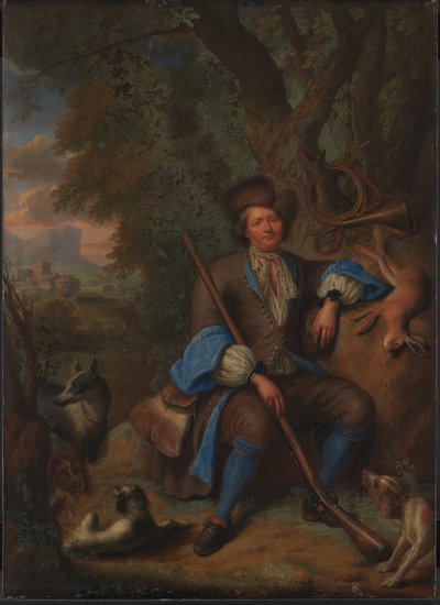 Een jager door Pieter Leermans