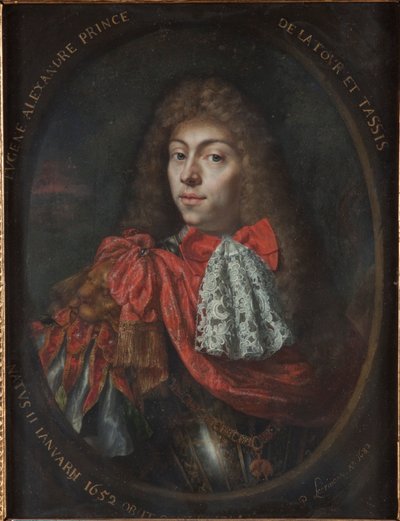 Prins Eugene Alexander van Thurn en Taxis, 1682 door Pieter Leermans