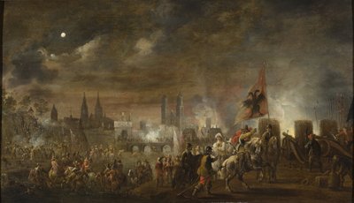 De belegering van Maagdenburg door Pieter Meulener
