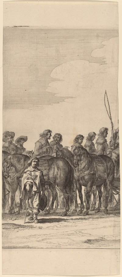 Intocht van Maria de Medici in Amsterdam [plaat 5 van 6] door Pieter Nolpe