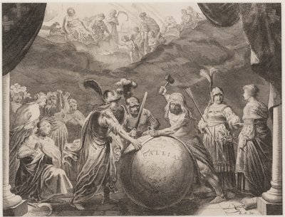 Hercules Herstelt Gallia door Pieter Nolpe