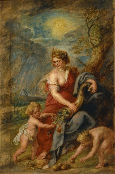 Overvloed Abundantia door Peter Paul Rubens