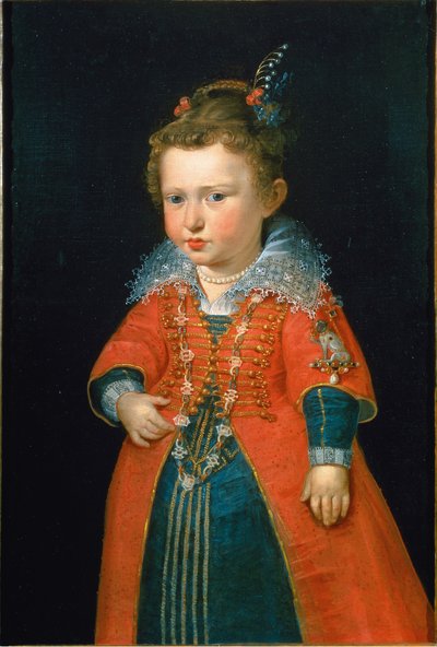 Eleonora Gonzaga 1598-1655 op tweejarige leeftijd door Pieter Paul Rubens