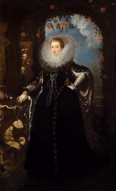 Portret van Giovanna Spinola Pavese, 1606 door Pieter Paul Rubens