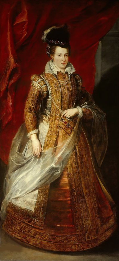Portret van Joanna van Oostenrijk, 1547-1578, Groothertogin van Toscane door Pieter Paul Rubens