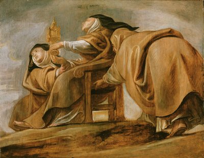 Heilige Clara van Assisi, 1620 door Pieter Paul Rubens