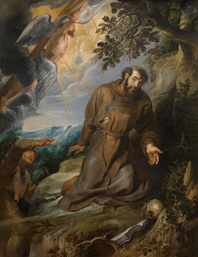 Sint Franciscus ontvangt de Stigmata door Pieter Paul Rubens