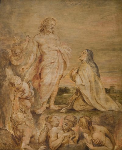 De visioen van Sint Teresa van Avila, ca. 1635 door Pieter Paul Rubens