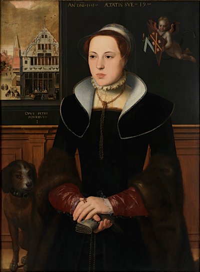 Portret van Jacquemyne Buuck door Pieter Pourbus
