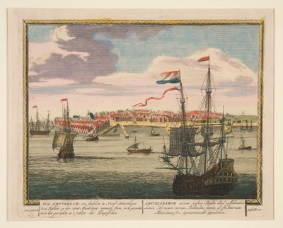 Nieu Amsterdam, een Stedeken in Noord Amerikaes Nieu Holllant, op het eiland Mankattan: later New York genaamd door Pieter Schenck I