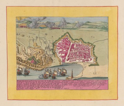 Beleg van Barcelona, 1706 door Pieter Schenk (I)