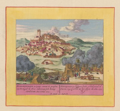 Belegering van Albuquerque, 1705 door Pieter Schenk (I)