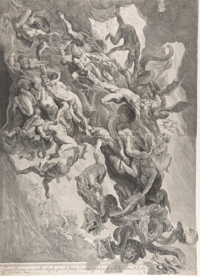 De val van de verdoemden (1642) door Pieter Soutman
