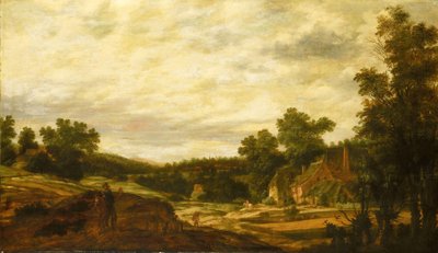 Heuvelachtig landschap door Pieter Stalpaert