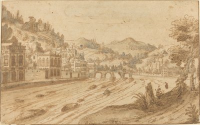 Riviergezicht door Pieter Stevens