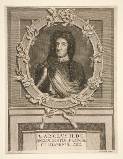 Karel II, Koning van Engeland (1630-1685) door Pieter Stevens van Gunst