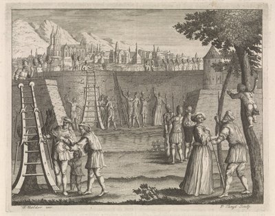 Belegering van een stad door Pieter Tanjé