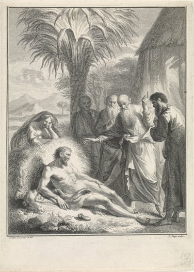 Job op de mesthoop door Pieter Tanjé