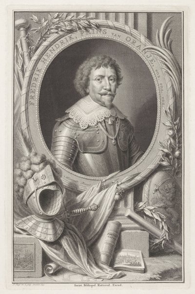 Portret van Frederik Hendrik, prins van Oranje door Pieter Tanjé