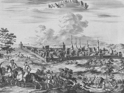 Uitzicht op Samara door Pieter Van der Aa