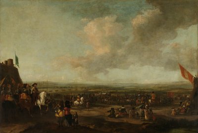 Frederik Hendrik bij de Overgave van Maastricht, 22 augustus 1632 door Pieter Wouwerman (manner of)