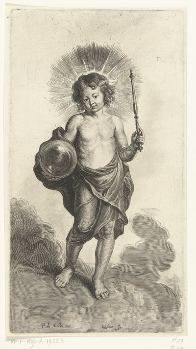 Christuskind met globe en scepter door Pieter de Bailliu (I) (possibly)