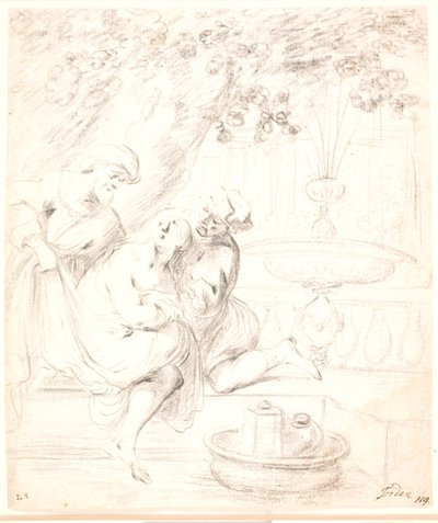 Susanna en de twee ouderlingen door Pieter de Grebber