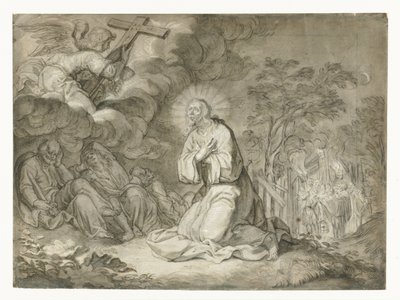 Christus in de Hof van Olijven door Pieter de Jode (I)