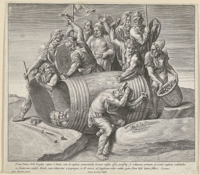 De standvastigheid van Marcus Atilius Regulus door Pieter de Jode (I)