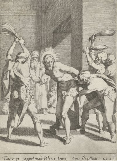 Geseling van Christus door Pieter de Jode (I)
