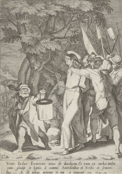 Gevangenneming van Christus door Pieter de Jode (I)