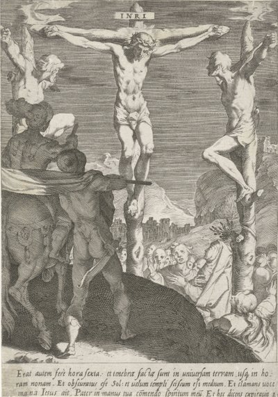 Kruisiging van Christus door Pieter de Jode (I)