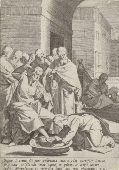 Voetwassing door Pieter de Jode (I)